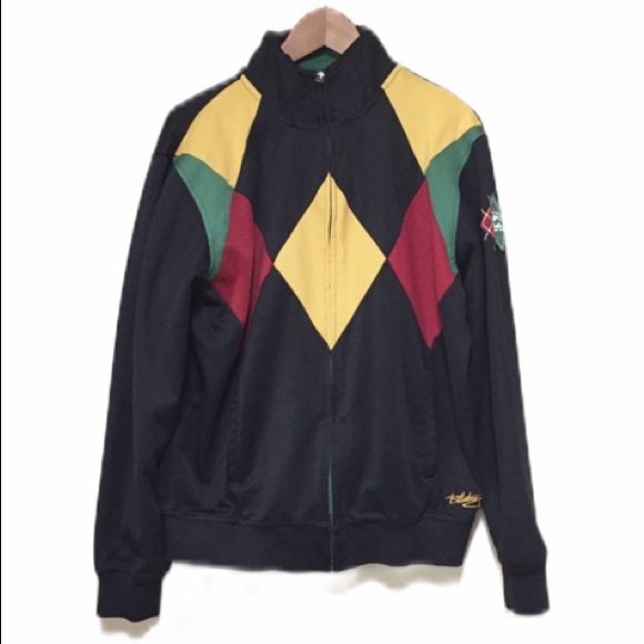 Billabong Other - Vintage Billabong Harlequin Pattern Track Jacket